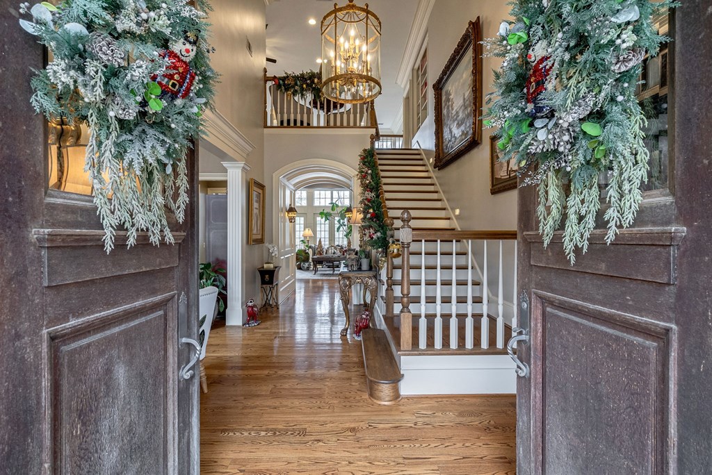 Welcoming entry foyer